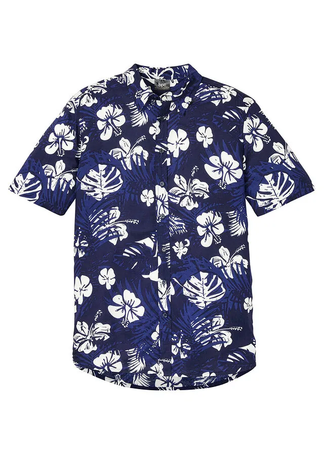 Camisa de manga corta de viscosa