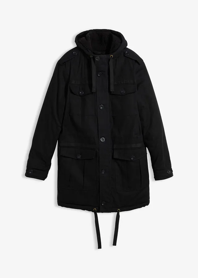 Parka de invierno con forro polar
