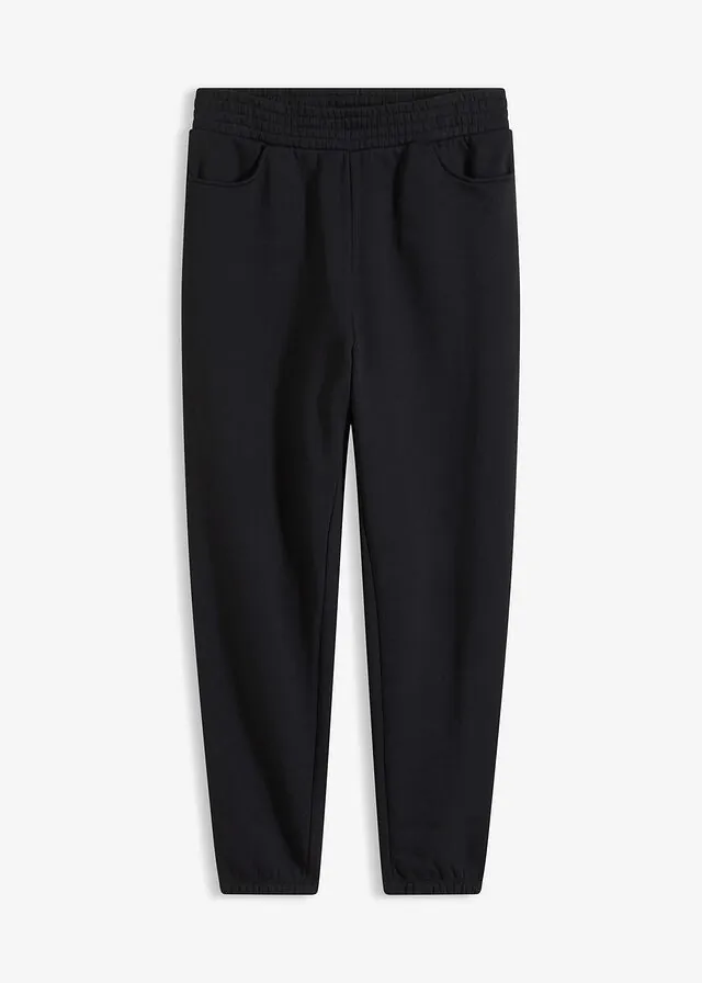 Pantalones de chándal con entrepierna extra ancha de algodón orgánico puro