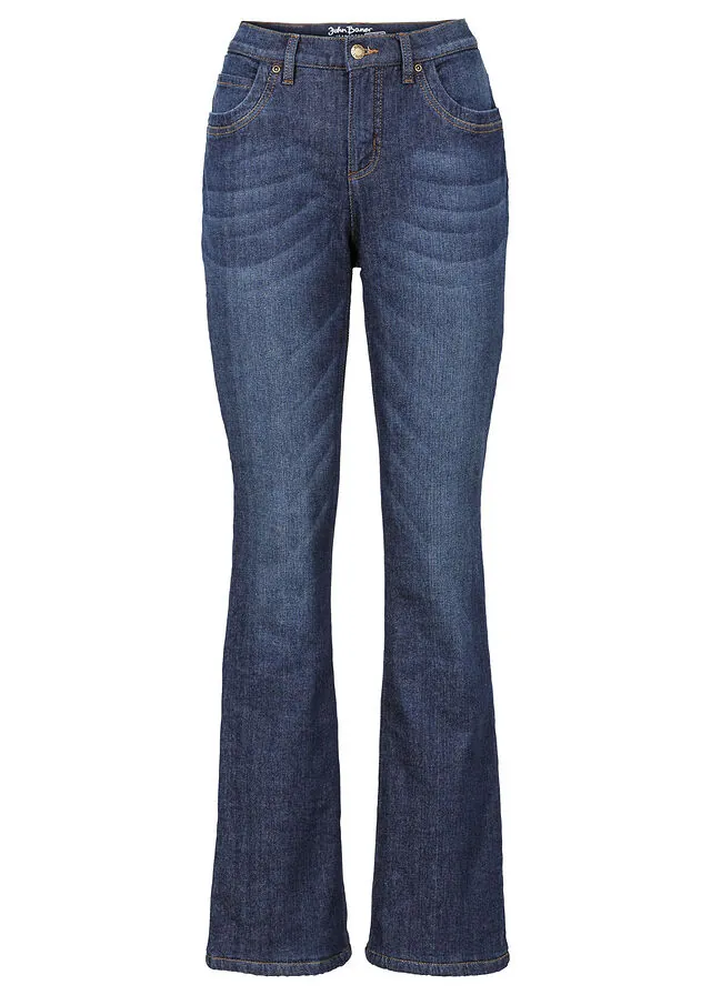 Vaqueros térmicos de talle alto con corte bootcut