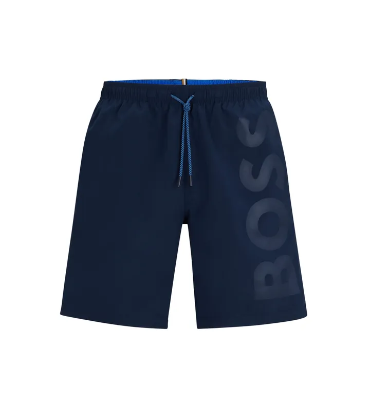 BOSS para hombre. 50509127 Bañador Orca marino (L), Beachwear, Poliéster Reciclado, Sostenible