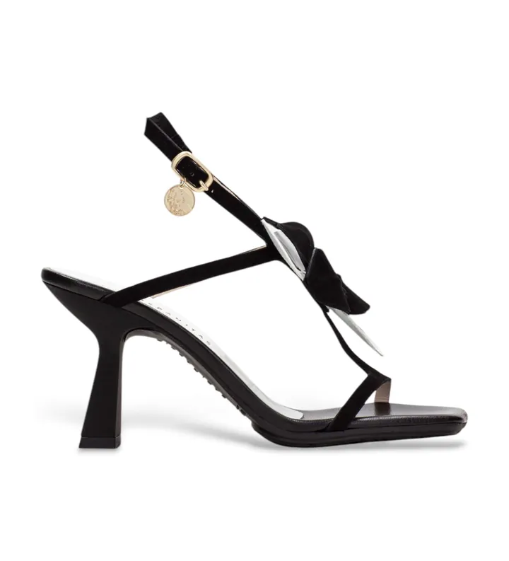 Hispanitas para mujer. GOYA24 Sandalias Goya negro (36), Piel, 5 a 8cm, Hebilla, Casual, Fiesta