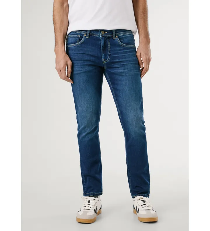 Pepe Jeans para hombre. PM2073895AG Jeans Slim Gymdigo Track azul (31/30), Casual, Algodón, Denim