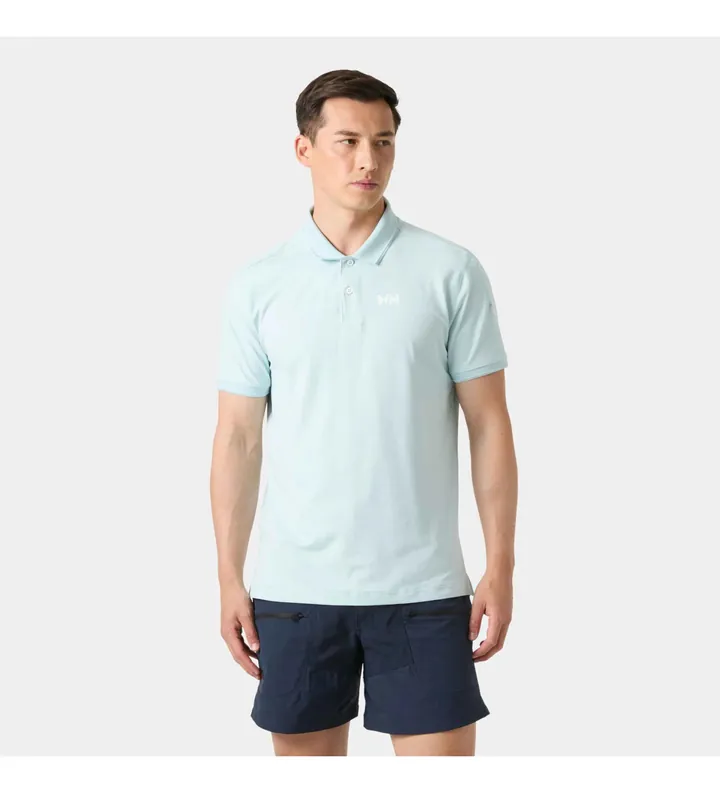 Helly Hansen para hombre. 34544 Polo Hp Salina azul (XL), Casual, Poliamida, Manga corta