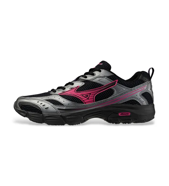 Mizuno para mujer. D1GA2451 Zapatillas Mxr negro, gris (36.5), Plano, Cordones, Casual