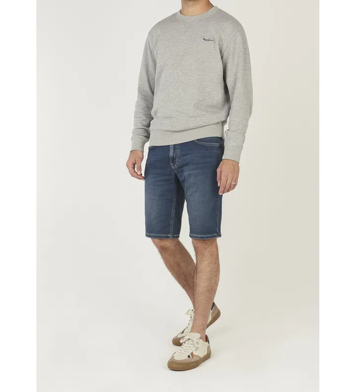 Pepe Jeans para hombre. PM80000448AE Shorts Slim Gymdigo azul (28), Casual, Algodón, Denim