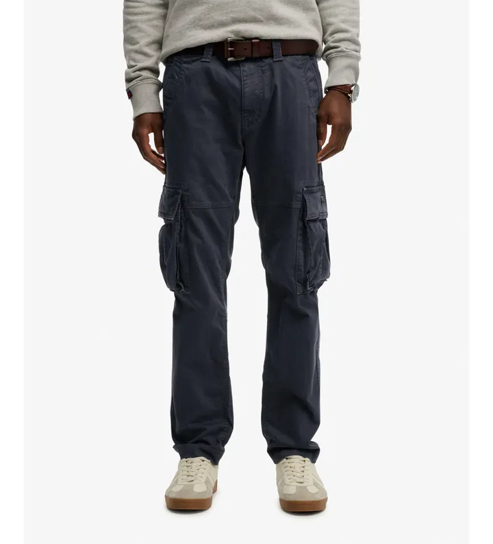 Superdry para hombre. M7011132A Pantalón Core Cargo marino (28/32), Casual, Algodón