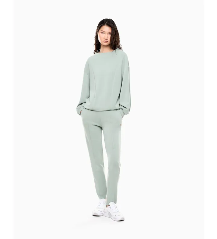 EA7 para mujer. 7W000194_AF12643 Conjunto Core Lady Relax Verde (S), Casual, Deportivo, Sportswear, Multideporte, Elastano, Manga larga