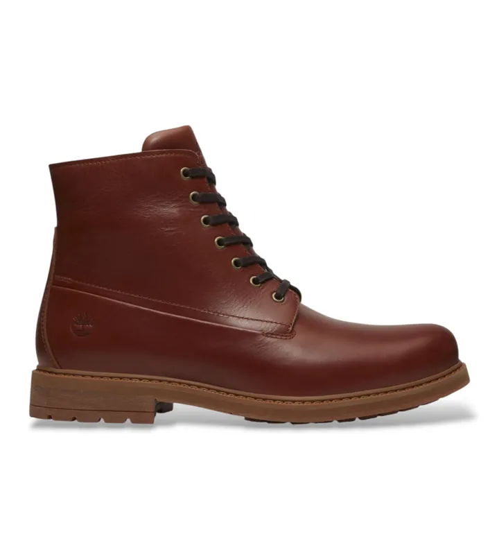 Timberland para hombre. TB0A2N2GEM61 Botines de piel Stormbucks marrón (39.5), Plano, Cremallera, Casual