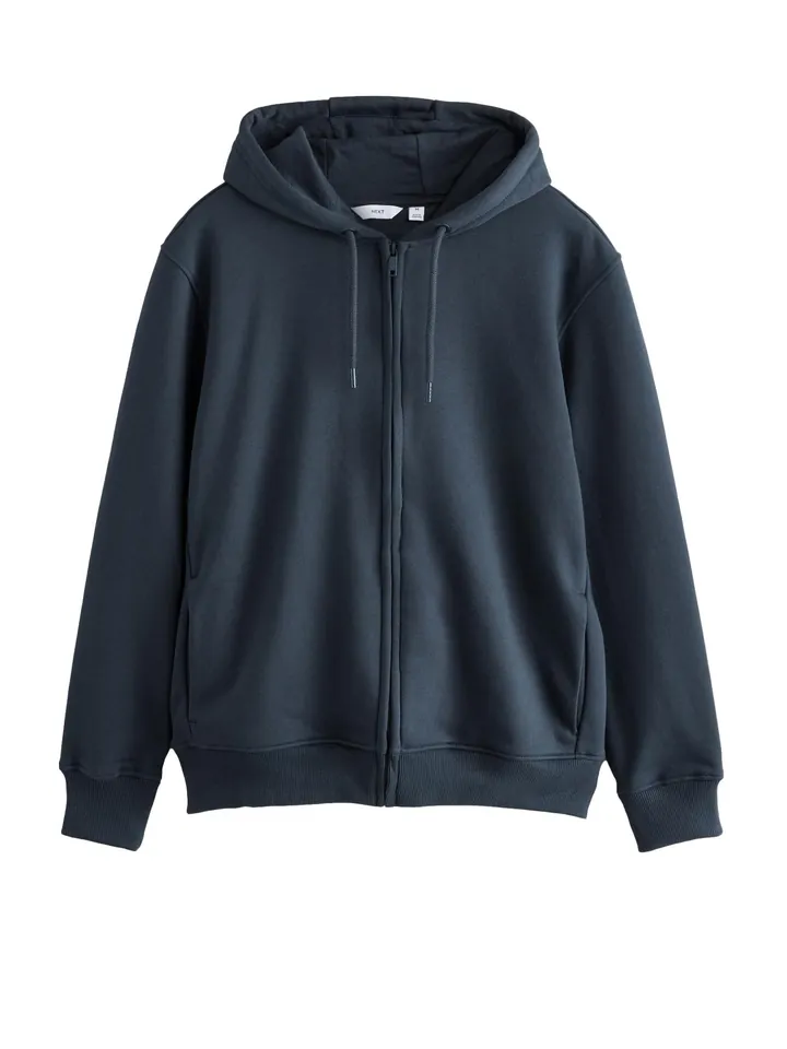 Next Sudadera con cremallera navy