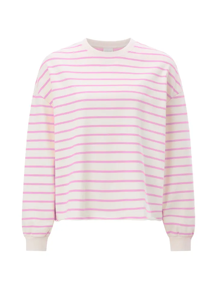 Rich & Royal Sudadera rosa claro / blanco