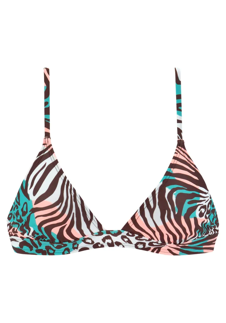 VENICE BEACH Top de bikini turquesa / mezcla de colores