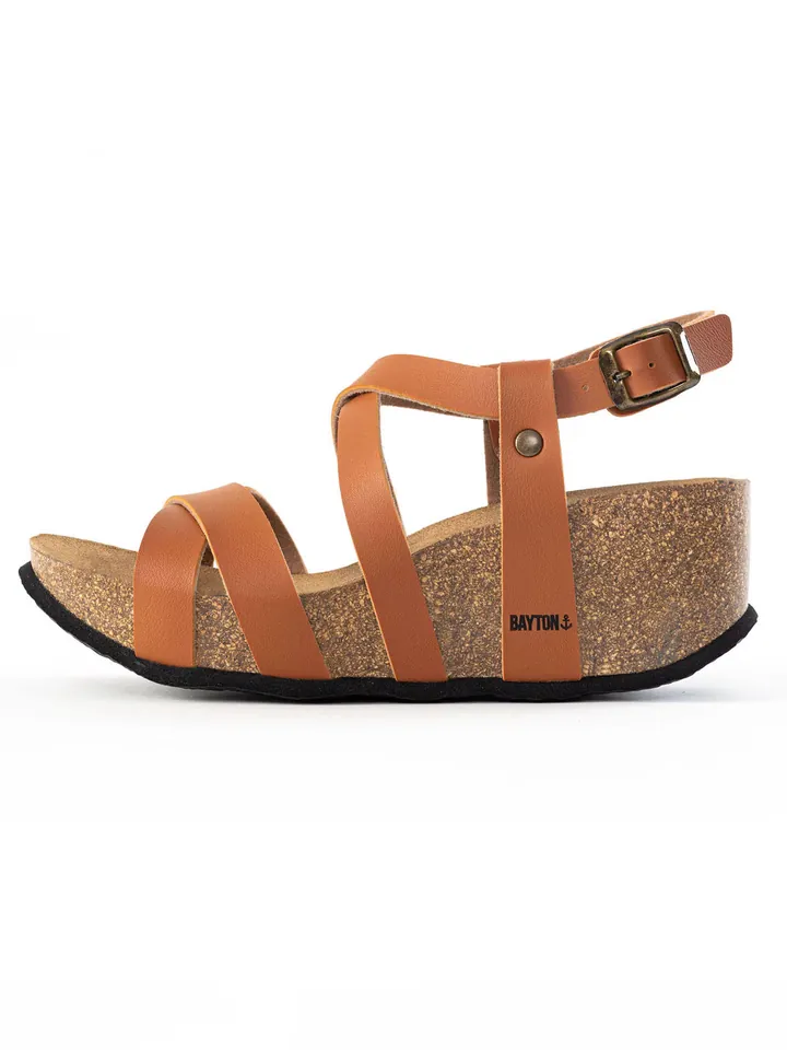 Bayton Sandalias 'Dora'  camelo