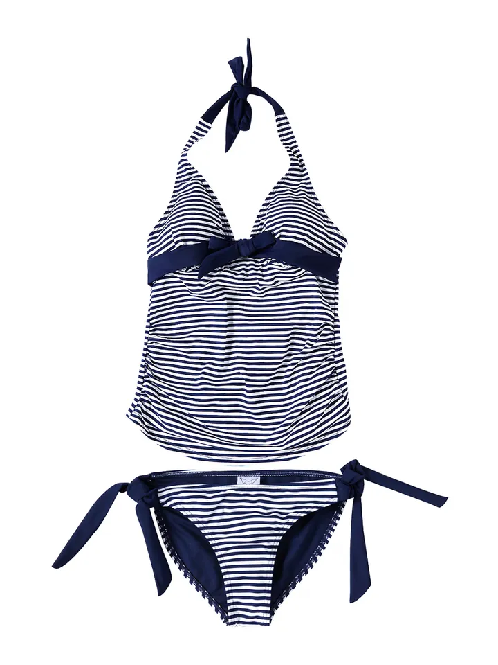 petit amour Tankini 'Annie' azul cobalto / blanco