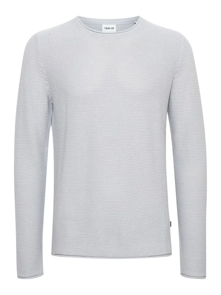 !Solid Jersey 'Jarah'  gris claro