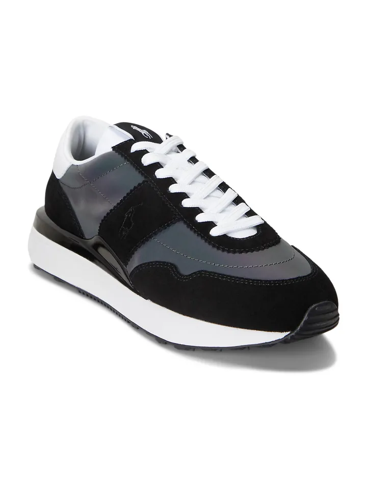 Polo Ralph Lauren Zapatillas deportivas bajas 'TRAIN 89' gris oscuro / negro / blanco