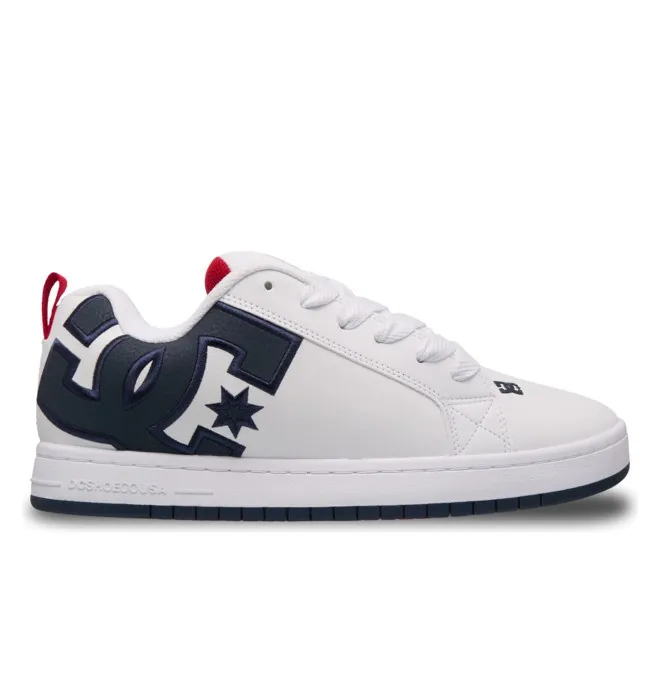 Court Graffik - Zapatillas de piel Blanco Hombre