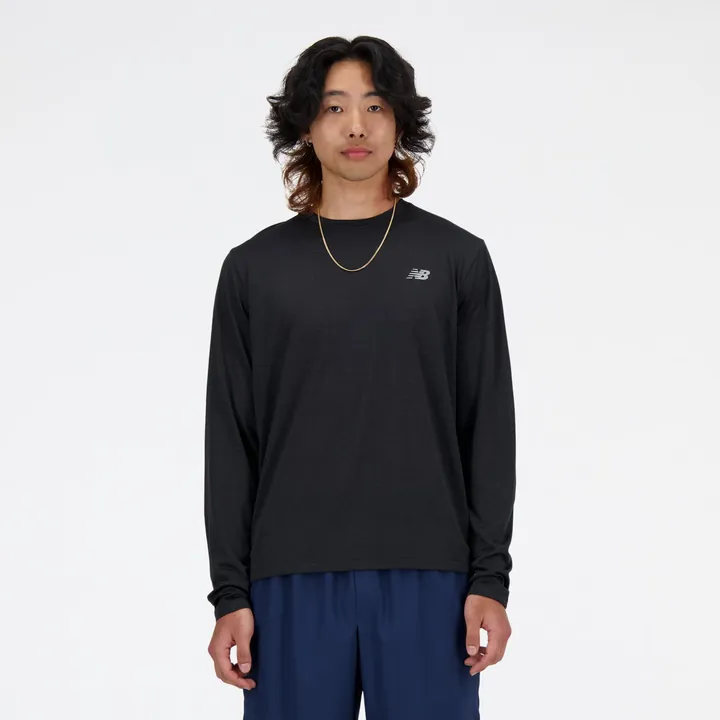 new balance Camiseta funcional 'Athletics'  negro / offwhite