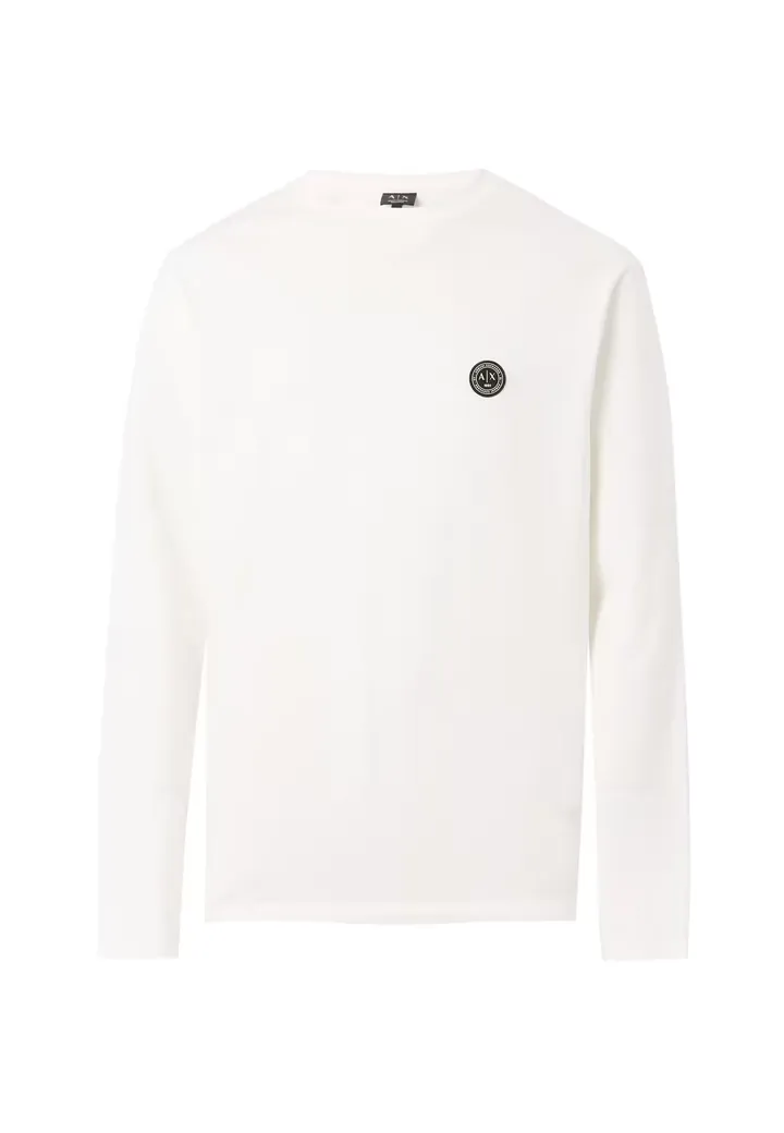 ARMANI EXCHANGE Camiseta negro / offwhite