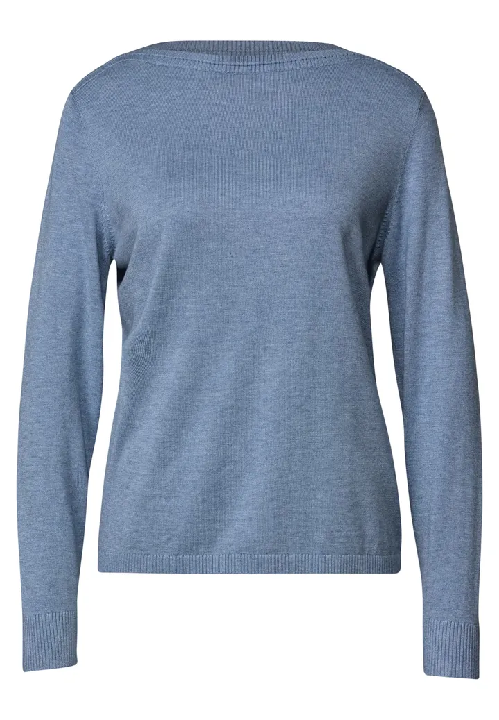 STREET ONE Jersey azul moteado