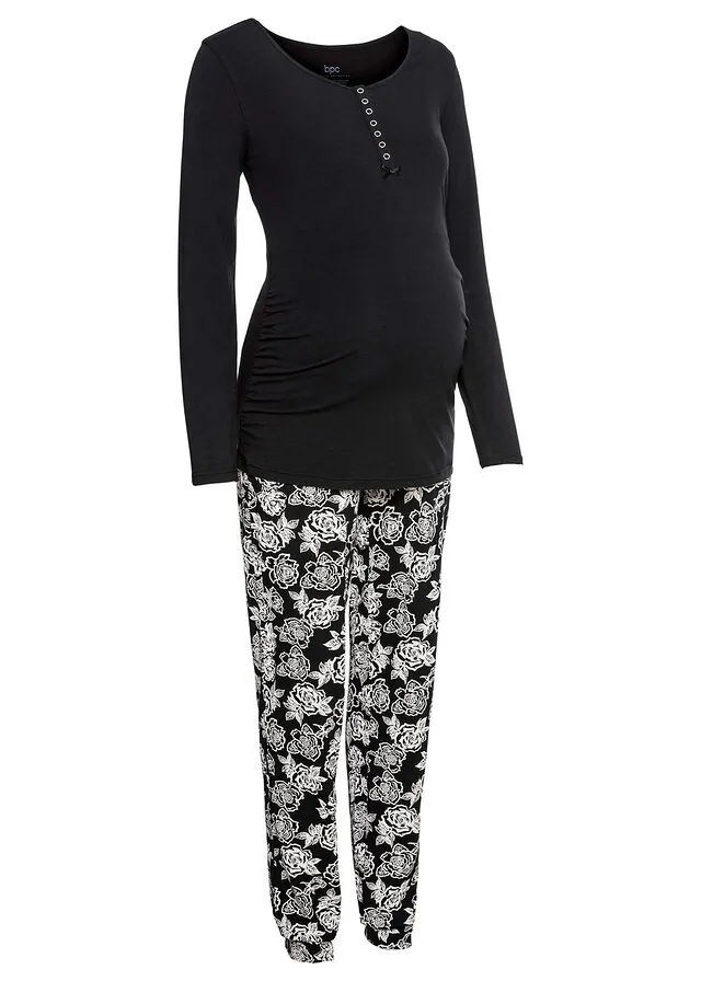 Pijama de lactancia con algodón orgánico
