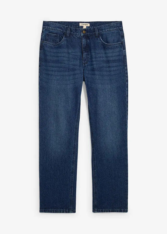Vaqueros elásticos, relaxed fit, straight