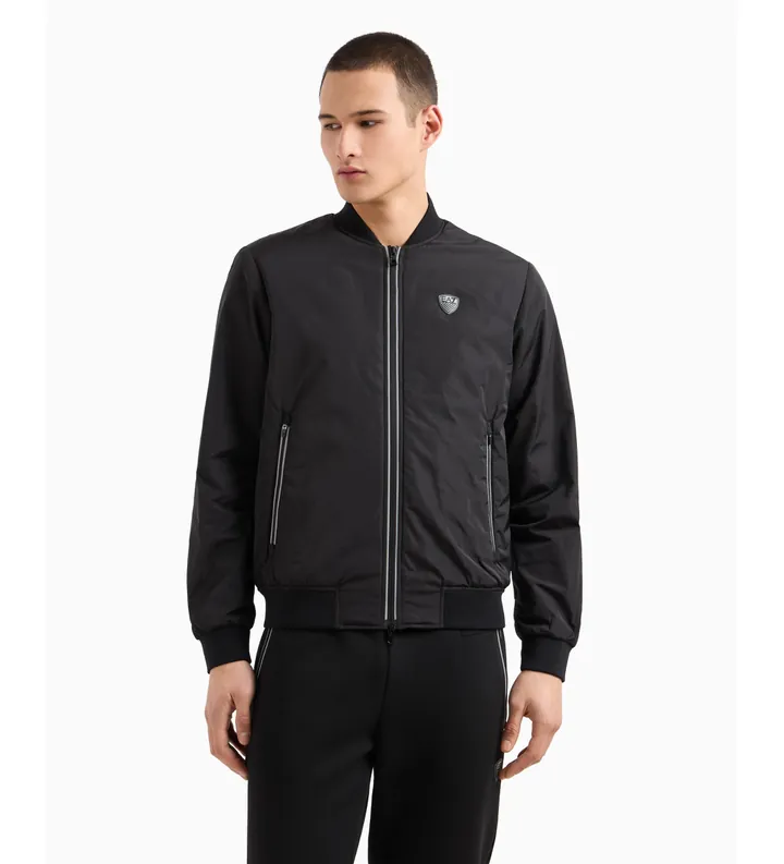 EA7 para hombre. 8NPB12_PN7LZ Chaqueta Train Premium Shield M negro (3XL), Casual, Poliéster