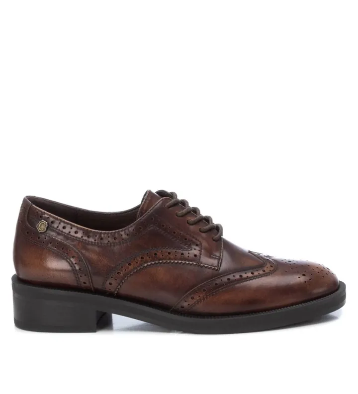 Carmela para mujer. 16196401-MARRON Mocasines de Piel 161964 marrón (36), Plano, 1 a 3cm, Ninguno, Casual, Fiesta, Clásico
