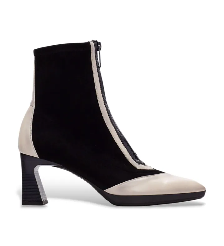 Hispanitas para mujer. BHI254186 Botines de Piel Soho negro (36), 5 a 8cm, Cremallera, Casual