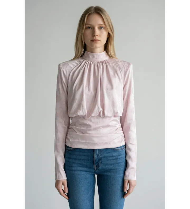 Rotate para mujer. 1160661809 Blusa Kala rosa (36), Casual, Manga larga, Poliéster Reciclado, Sostenible