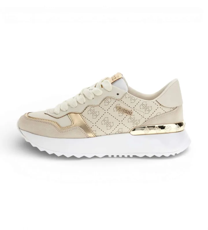 Guess para mujer. FLPVN5FAL12 Zapatillas Vinsa5 beige (35), Plano, Cordones, Casual