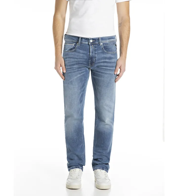 Replay para hombre. MA972Z.000.661990 Jeans Denim Clásico azul (30/32), Casual, Algodón