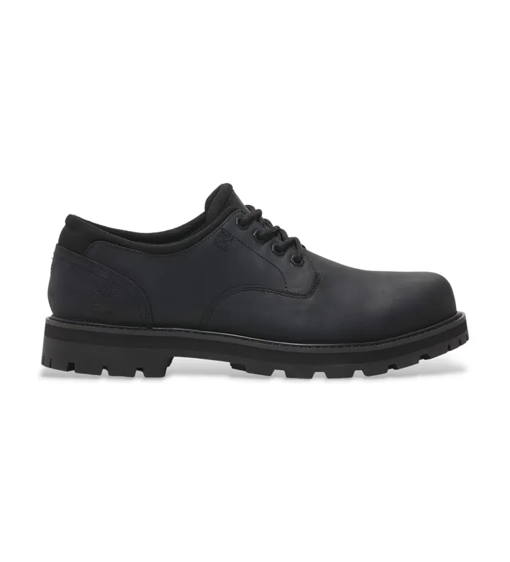 Timberland para hombre. TB0A69T9W021 Zapatos de Piel impermeables Britton Road negro (41), Plano, 1 a 3cm, Cordones, Casual