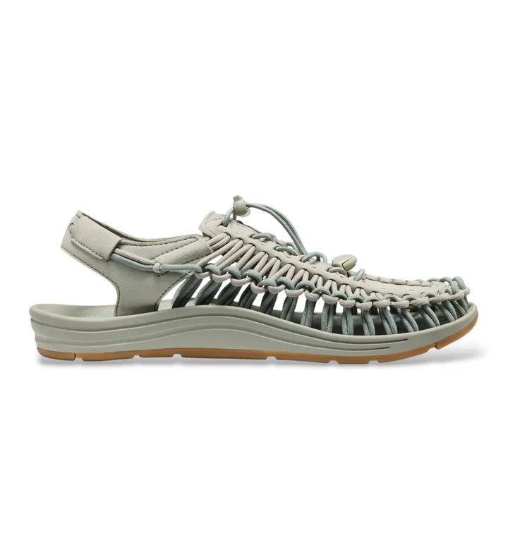 Keen para hombre. 1032185 Sandalias Uneek verde (41), Plano, Cordones, Casual