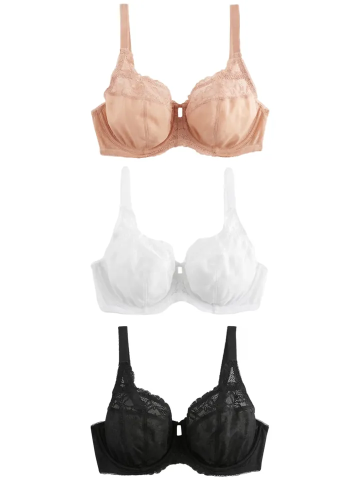 Next Sujetador beige / negro / blanco