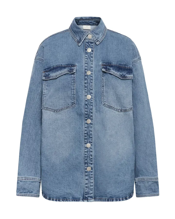 Kaffe Blusa  azul denim