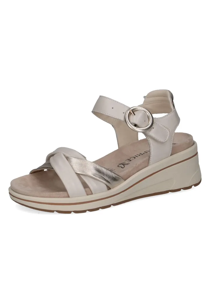 CAPRICE Sandalias con hebilla  crema