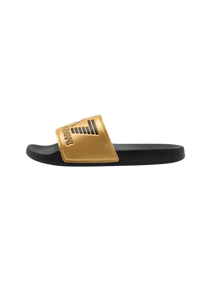 EA7 Emporio Armani Zapatos abiertos  oro / negro