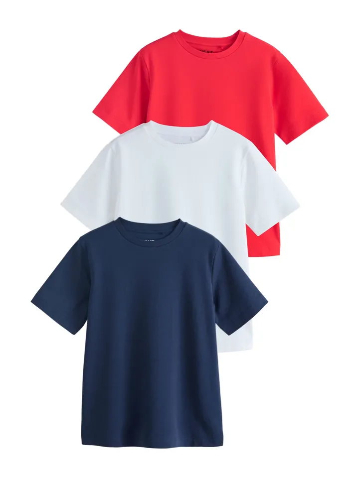 Next Camiseta navy / rojo / blanco