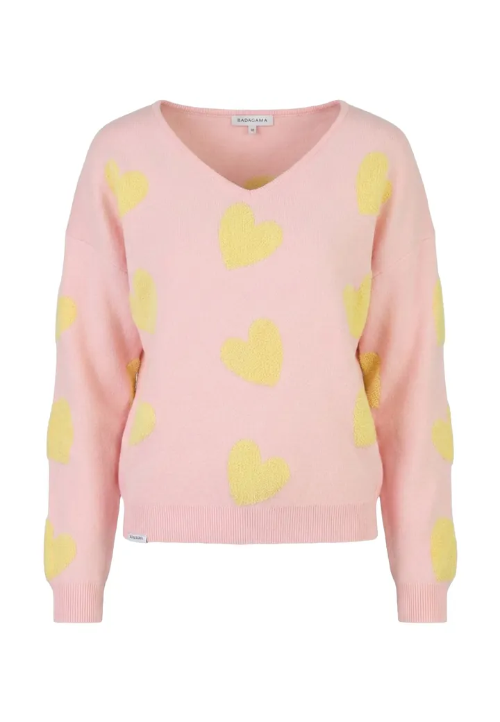 Kleinigkeit Jersey 'Lovely Wollma' amarillo oscuro / rosé