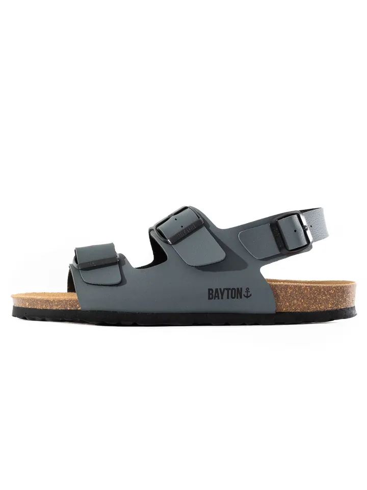 Bayton Sandalias  gris basalto / negro