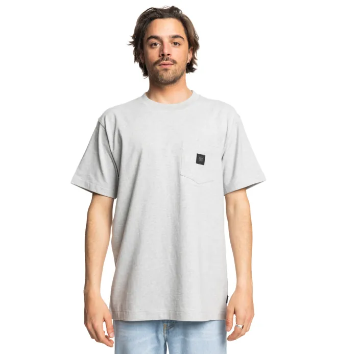 DC 1994 - Camiseta de manga corta con bolsillo Gris hombre