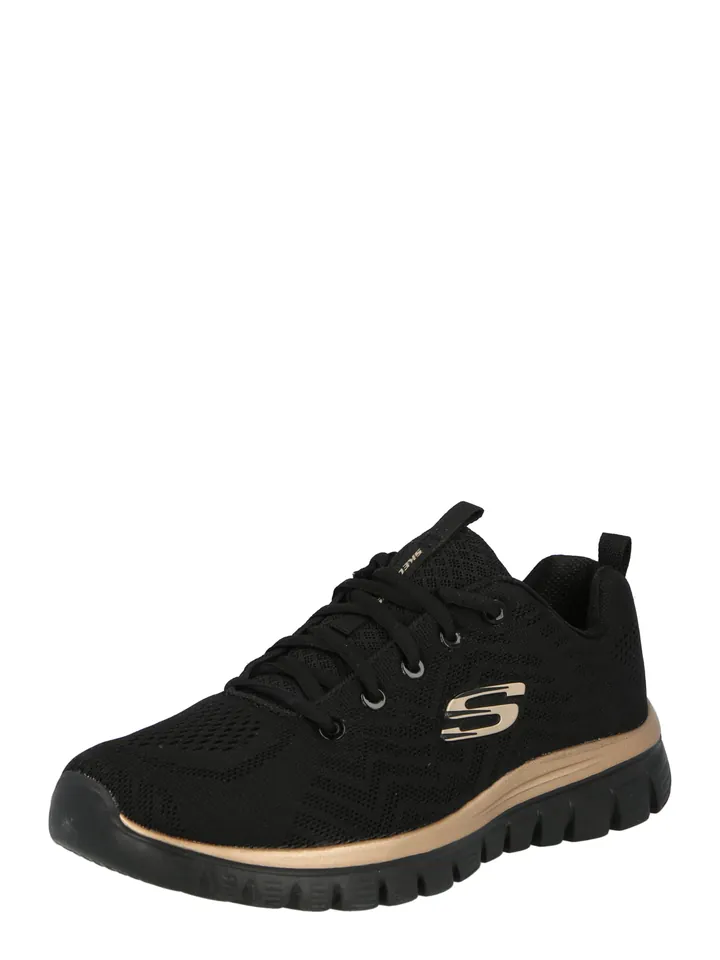 SKECHERS Zapatillas deportivas bajas 'Graceful Get Connected'  oro / negro
