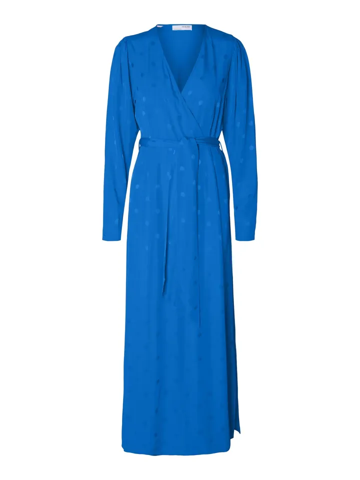 SELECTED Vestido 'Ludwika' azul