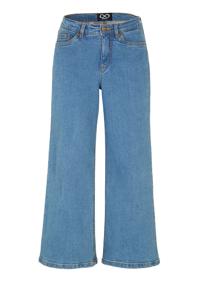 Vaqueros capri anchos Essential