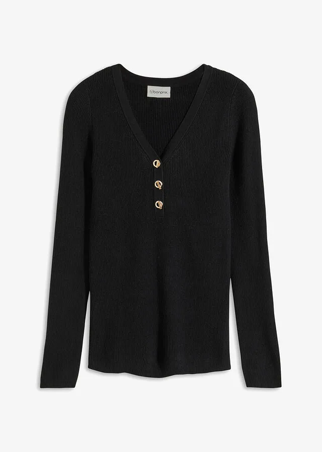 Jersey de canalé con viscosa