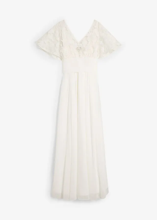 Vestido de novia premamá 2 en 1 con función de lactancia