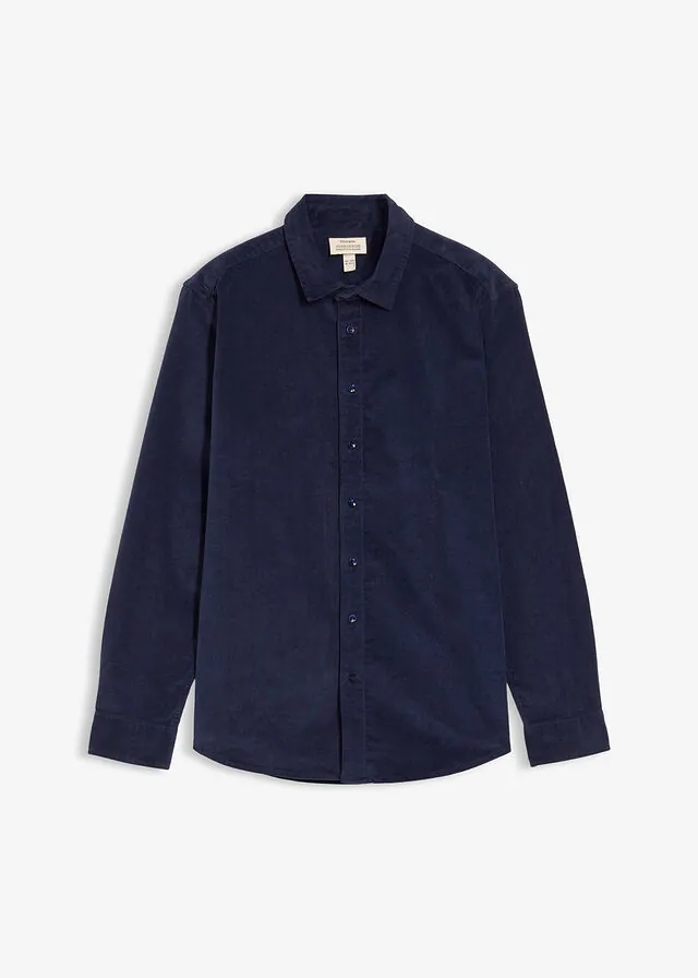 Camisa de pana elástica y suave de algodón orgánico