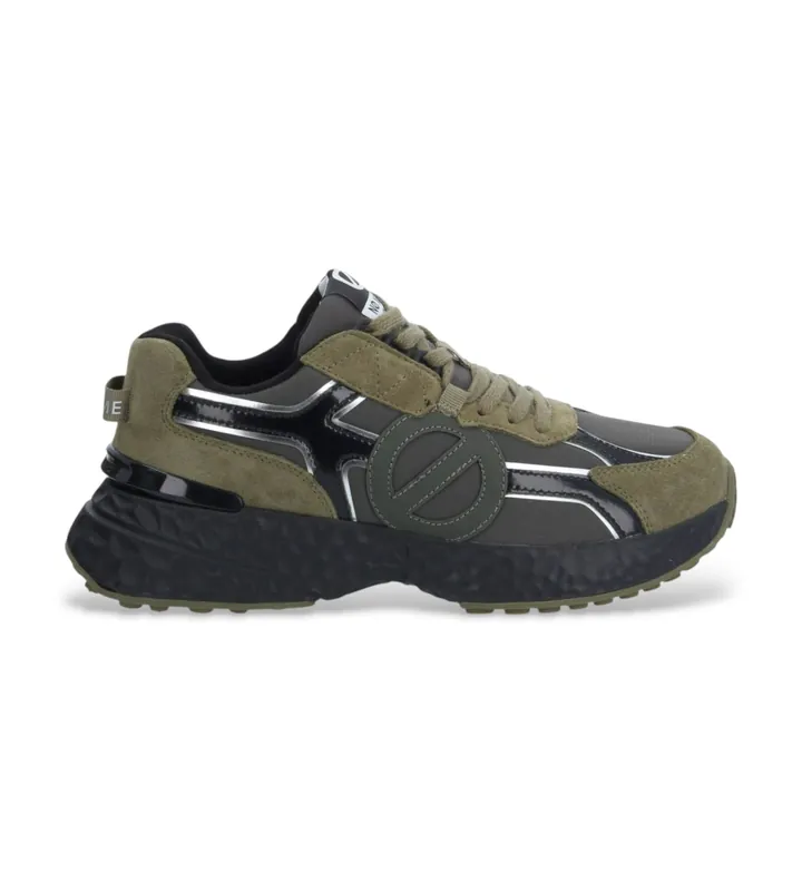 NO NAME para hombre. SNCUCP0 Zapatillas Carter 2.0 Runner M verde (44), Plano, Cordones, Casual, Poliéster reciclado