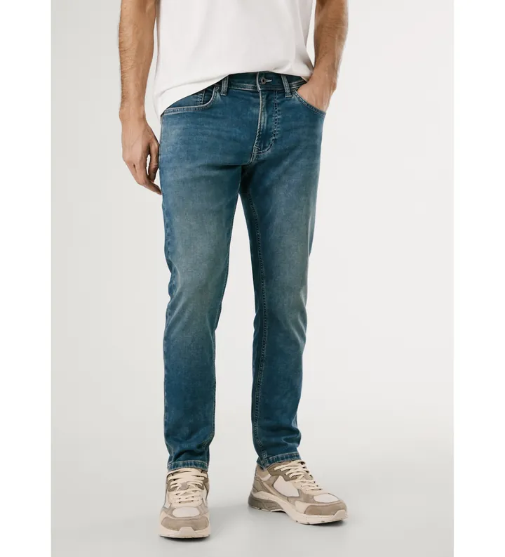 Pepe Jeans para hombre. PM2073898AE Jeans Slim Gymdigo Steel azul (31/30), Casual, Algodón, Denim